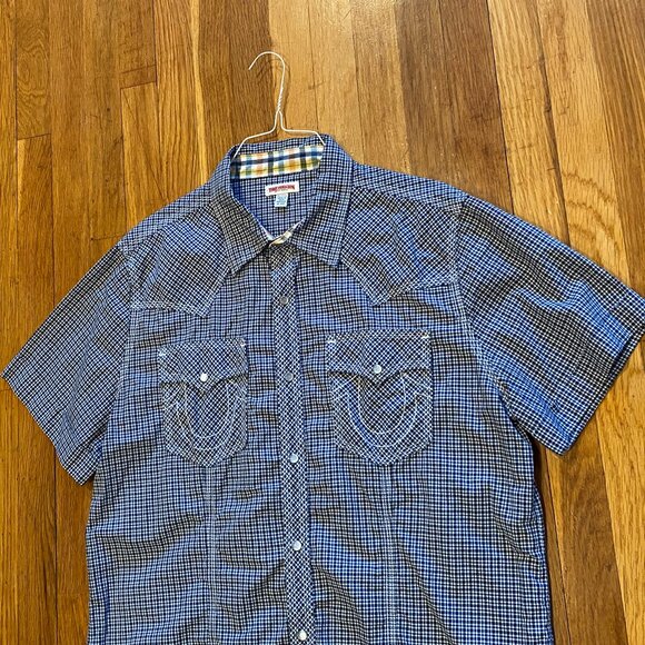 True Religion Men's Western Short Sleeve Pearl Snap S/S Shirt Size 3XL - Picture 2 of 6